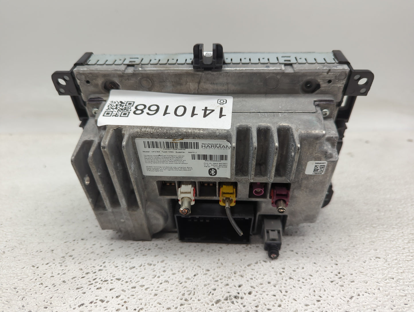2016 Jeep Cherokee Radio AM FM Cd Player Receiver Replacement P/N:68249986AH Fits OEM Used Auto Parts - Oemusedautoparts1.co