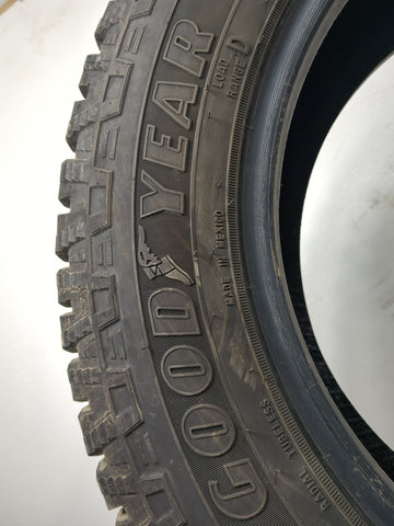 Used Tire 225/65R17 GOODYEAR WRANGLER 107/103S - Tread Depth 12/32