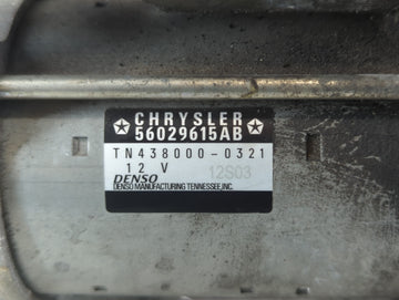 2015-2022 Jeep Cherokee Car Starter Motor Solenoid OEM P/N:56029615AB Fits Fits 2015 2016 2017 2018 2019 2020 2021 2022 OEM Used Auto Parts
