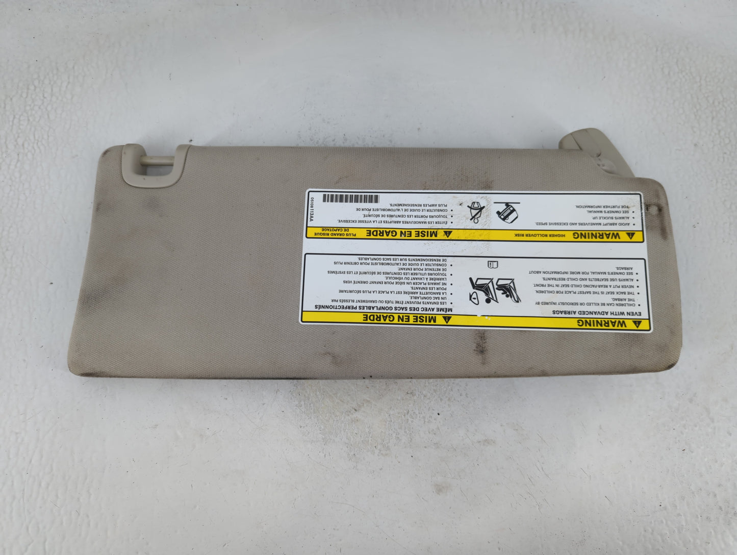 2014-2018 Jeep Cherokee Sun Visor Shade Replacement Driver Left Mirror Fits Fits 2014 2015 2016 2017 2018 OEM Used Auto Part