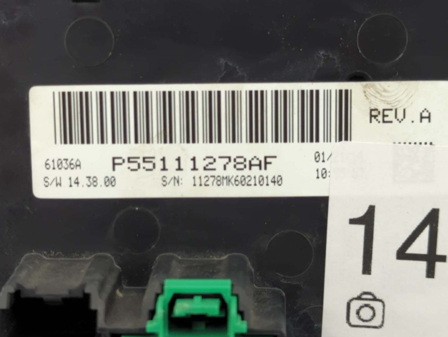 2016 Jeep Compass Climate Control Module Temperature AC/Heater Replacement P/N:P55111278AF Fits Fits 2011 2012 2013 2014 201