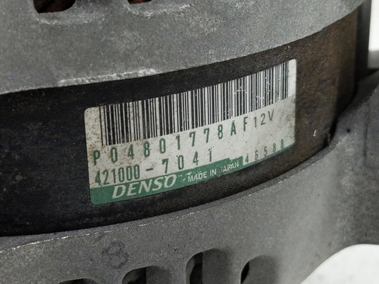 2011-2016 Jeep Grand Cherokee Alternator Replacement Generator Charging Assembly Engine OEM P/N:P04801778AF MX421000-7200 Fits OEM Used Auto Parts