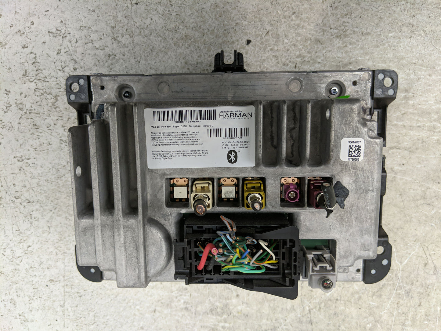 2016 Jeep Grand Cherokee Radio AM FM Cd Player Receiver Replacement P/N:68258671AH Fits OEM Used Auto Parts - Oemusedautopar