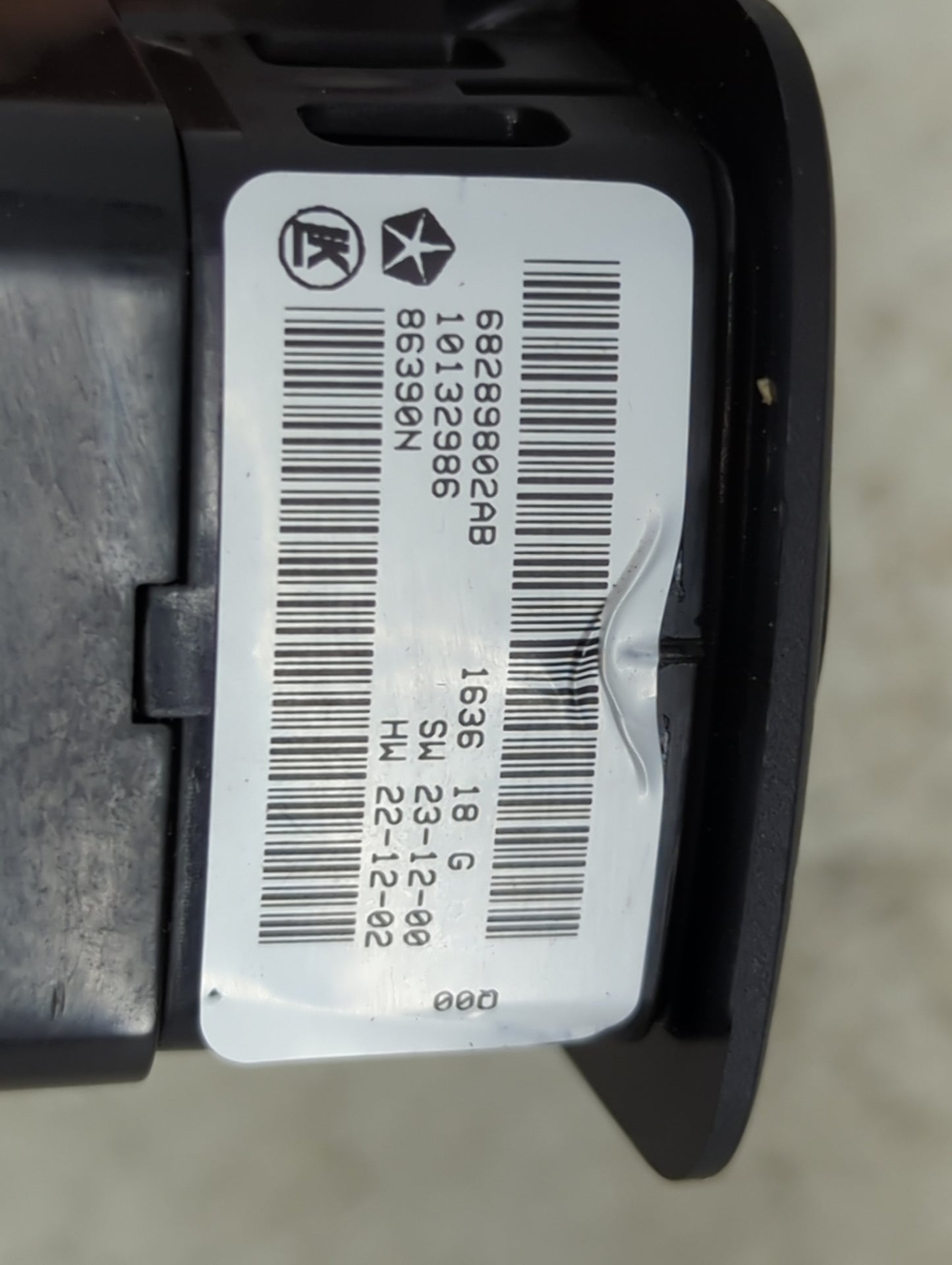 2016-2022 Jeep Grand Cherokee Master Power Window Switch Replacement Driver Side Left P/N:68289802AB 10132986 Fits OEM Used
