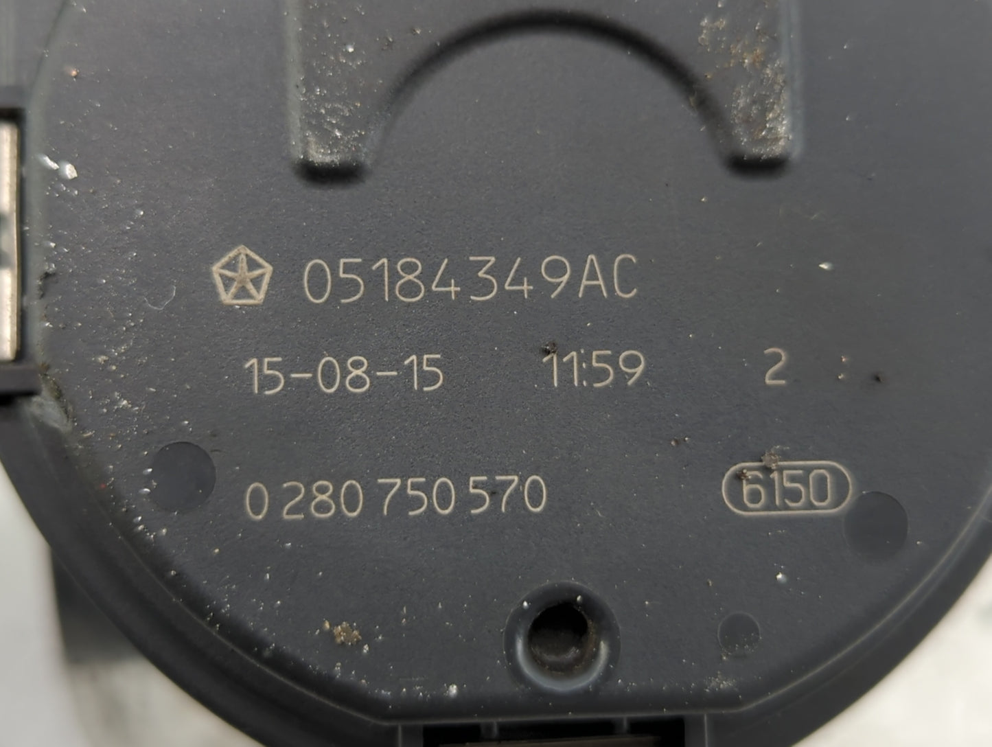 2011-2022 Jeep Grand Cherokee Throttle Body P/N:05184349AE 05184349AC Fits OEM Used Auto Parts - Oemusedautoparts1.com