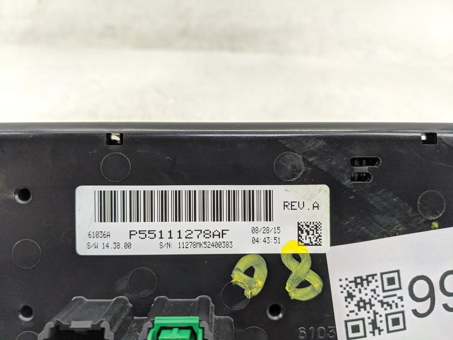 2011-2017 Jeep Patriot Climate Control Module Temperature AC/Heater Replacement P/N:P55111278AF Fits OEM Used Auto Parts - O