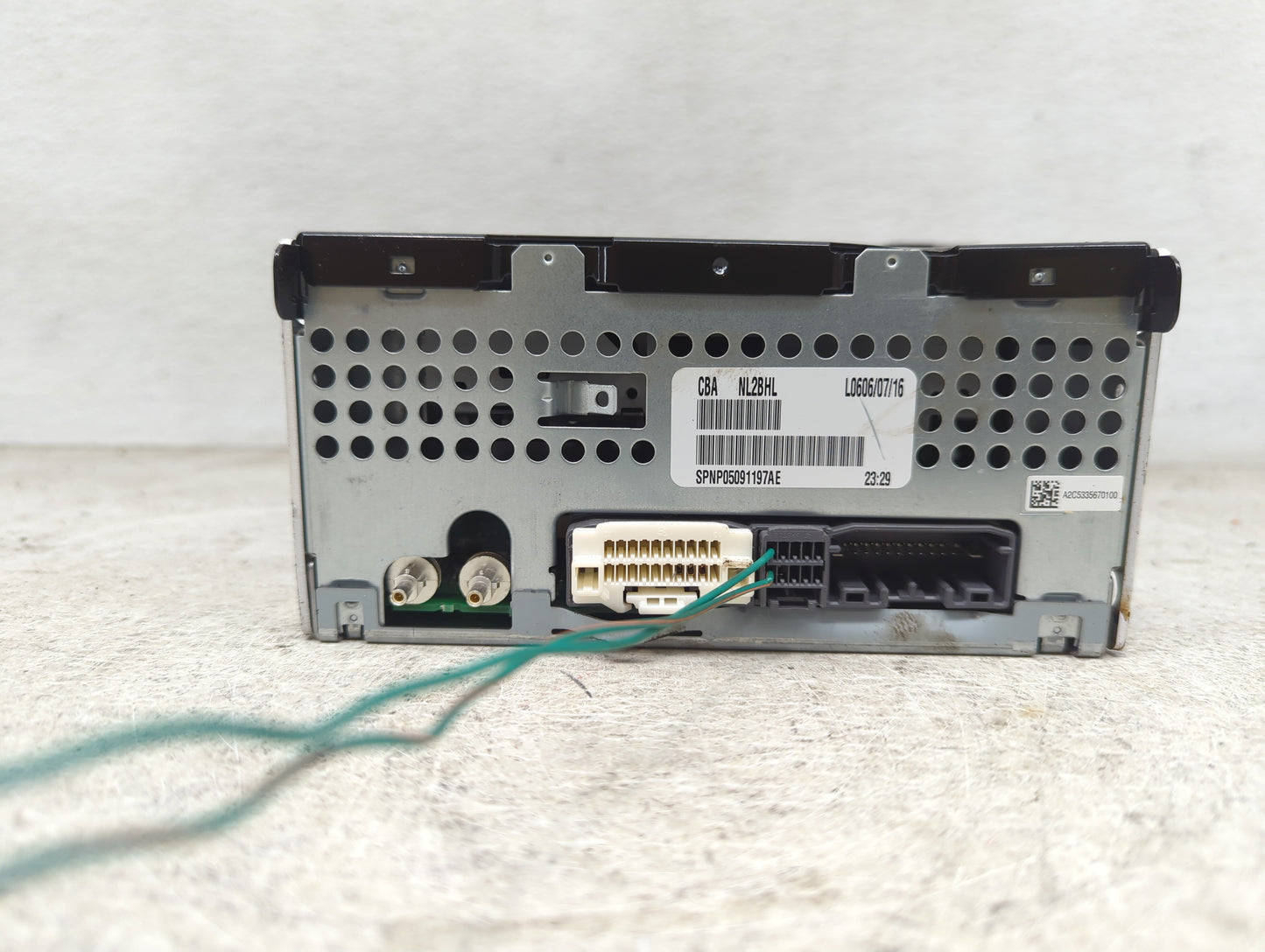 2013-2017 Jeep Patriot Radio AM FM Cd Player Receiver Replacement P/N:P05091197AE SPNP05091197AE Fits OEM Used Auto Parts -