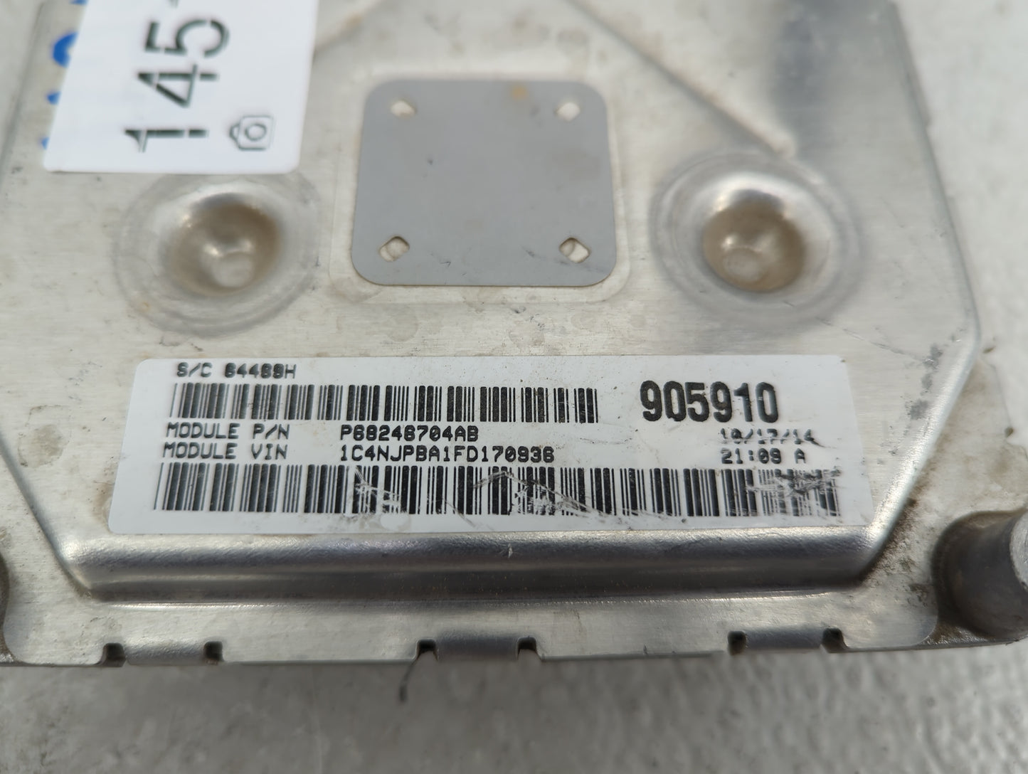 2013-2017 Jeep Patriot PCM Engine Control Computer ECU ECM PCU OEM P/N:P05150941AB T00EM2784A1GPB Fits OEM Used Auto Parts -