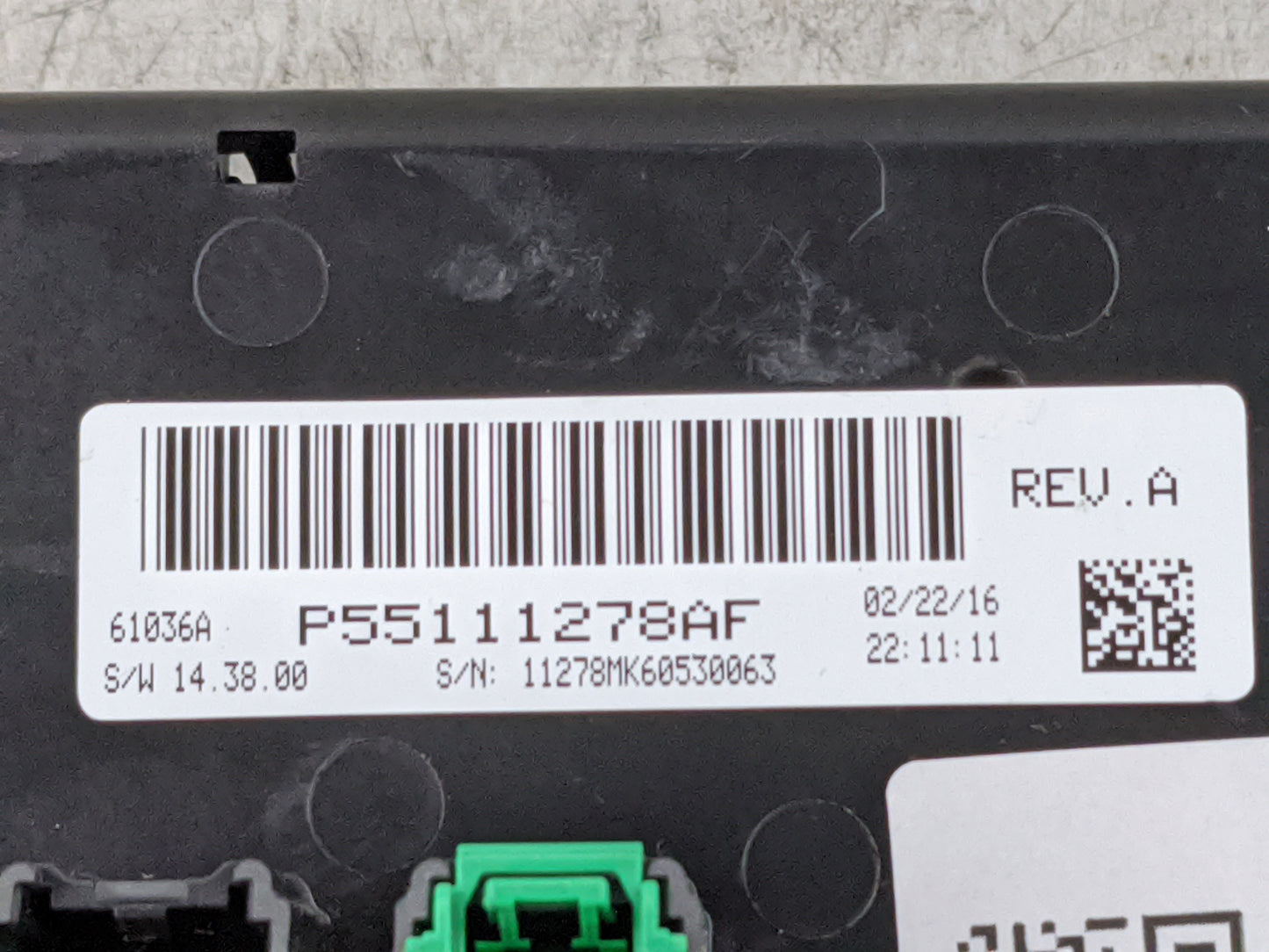 2011-2017 Jeep Patriot Climate Control Module Temperature AC/Heater Replacement P/N:P55111278AF Fits OEM Used Auto Parts - O