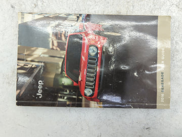 2016 Jeep Renegade Owners Manual Book Guide P/N:16BU-926-AA OEM Used Auto Parts