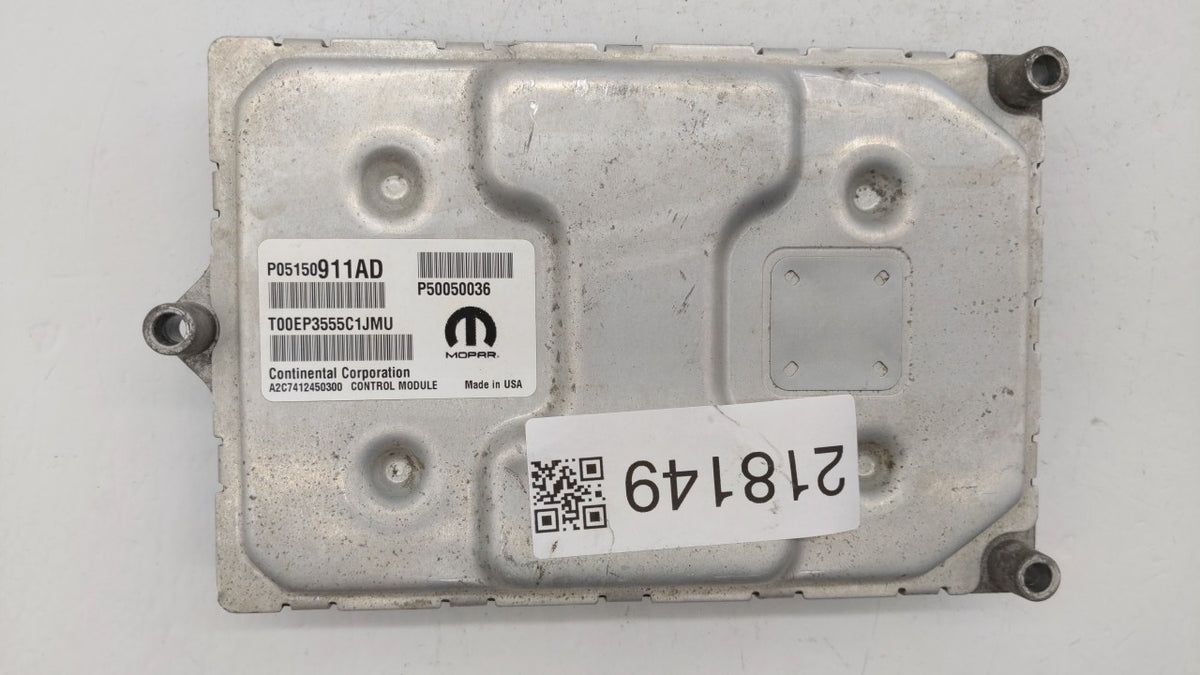 2015-2017 Jeep Renegade PCM Engine Control Computer ECU ECM PCU OEM P/N:P05150911AD P05150911AE Fits 2015 2016 2017 OEM Used