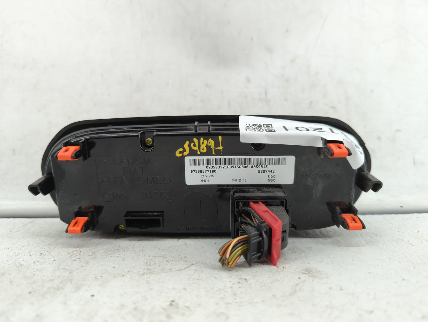 2015-2016 Jeep Renegade Climate Control Module Temperature AC/Heater Replacement P/N:735637717 7356461040 Fits Fits 2015 201