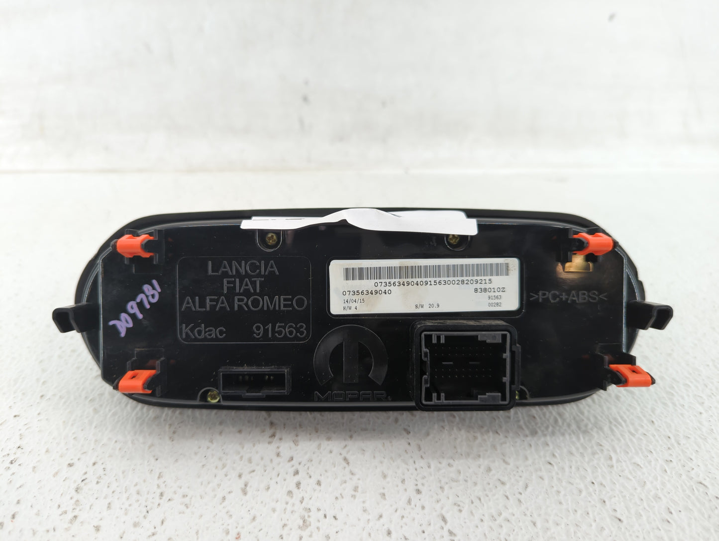 2015-2016 Jeep Renegade Climate Control Module Temperature AC/Heater Replacement P/N:838010Z 838744Z Fits Fits 2015 2016 OEM