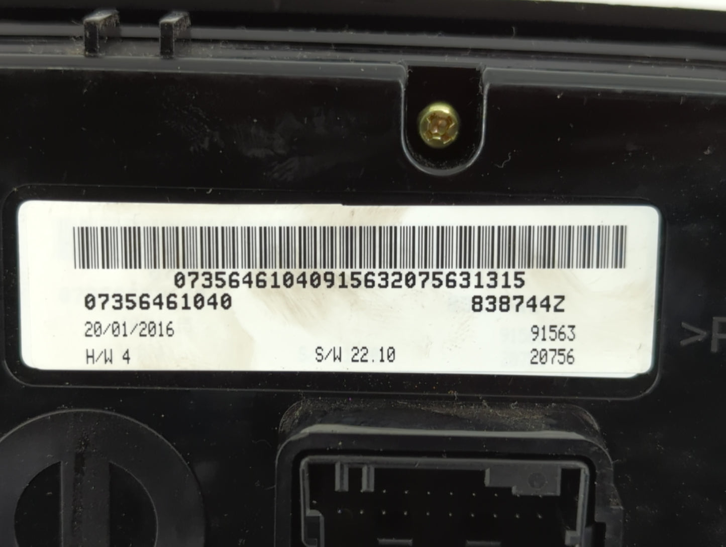 2015-2016 Jeep Renegade Climate Control Module Temperature AC/Heater Replacement P/N:07356461040 838744Z Fits Fits 2015 2016