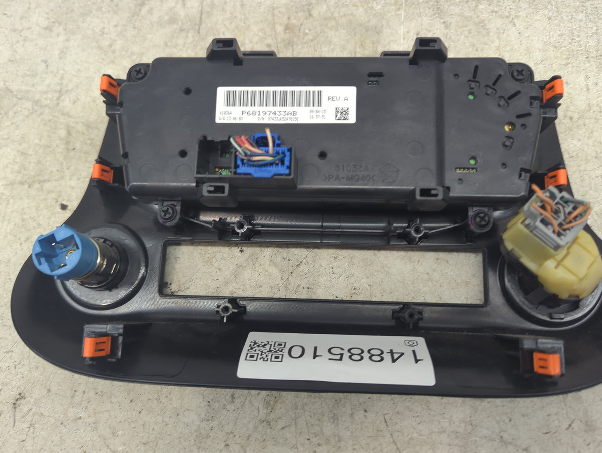 2014-2018 Jeep Wrangler Climate Control Module Temperature AC/Heater Replacement P/N:P68197433AB Fits OEM Used Auto Parts -