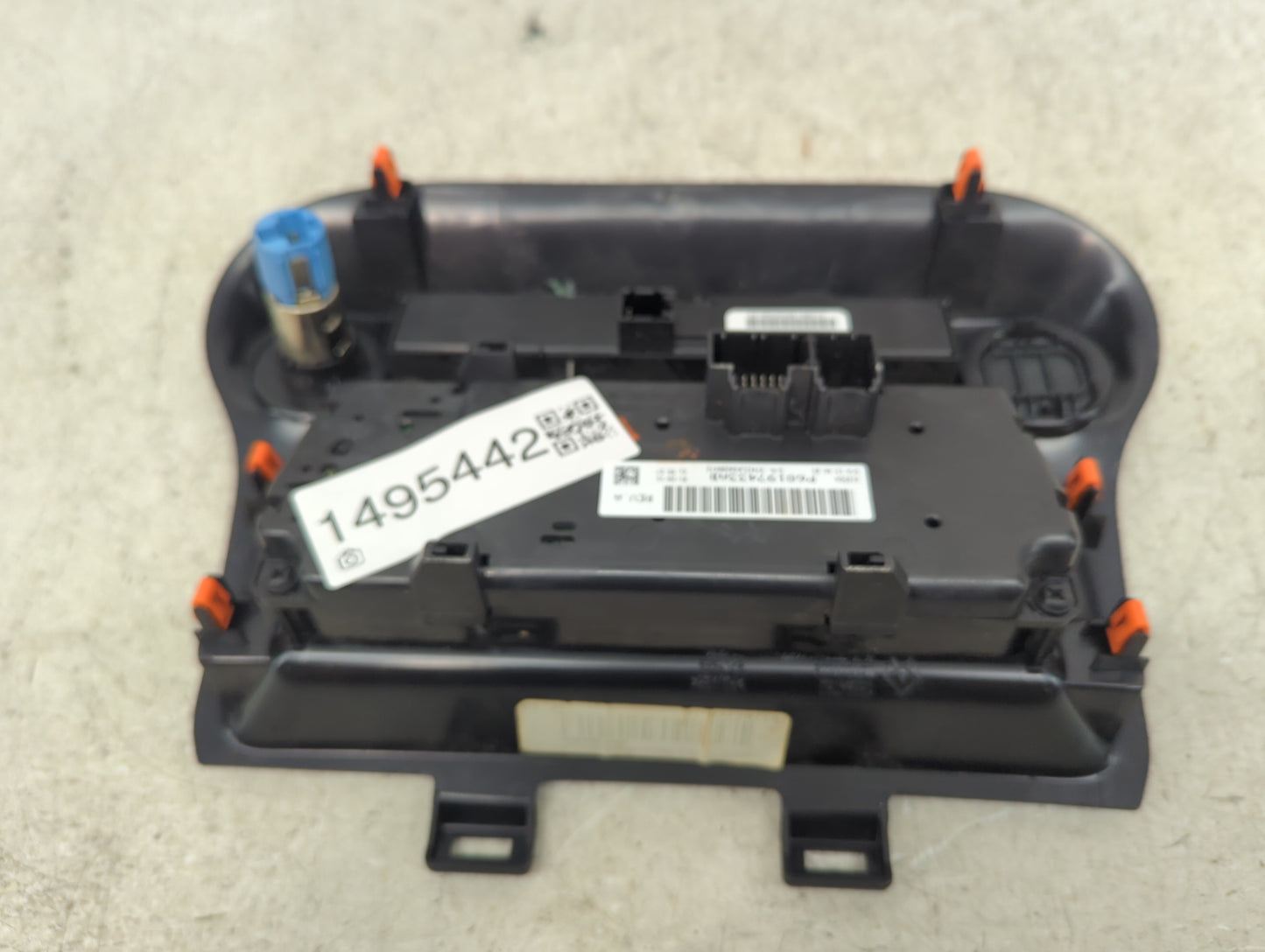 2014-2018 Jeep Wrangler Climate Control Module Temperature AC/Heater Replacement P/N:P68197433AB 1RH94DX9AC Fits OEM Used Au