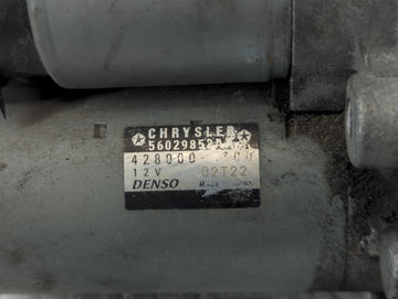 2016 Jeep Wrangler Car Starter Motor Solenoid OEM P/N:428000-9300 56029852AA Fits OEM Used Auto Parts