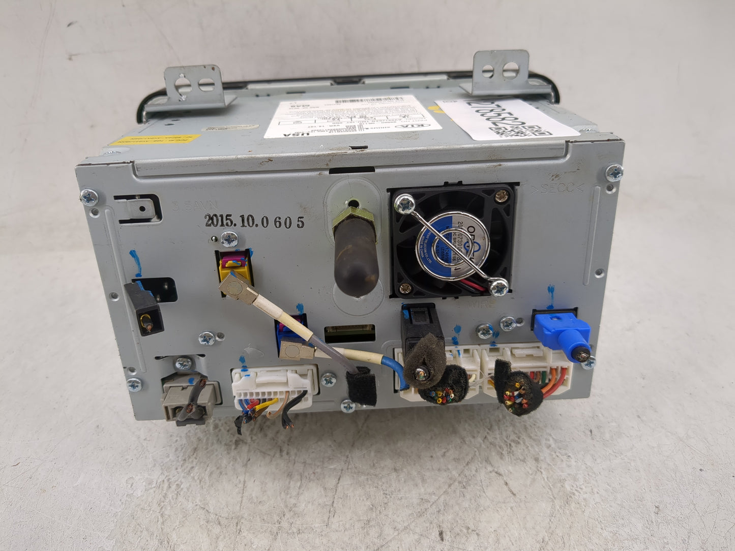 2016 Kia Cadenza Radio AM FM Cd Player Receiver Replacement P/N:96560-3R118 Fits OEM Used Auto Parts - Oemusedautoparts1.com