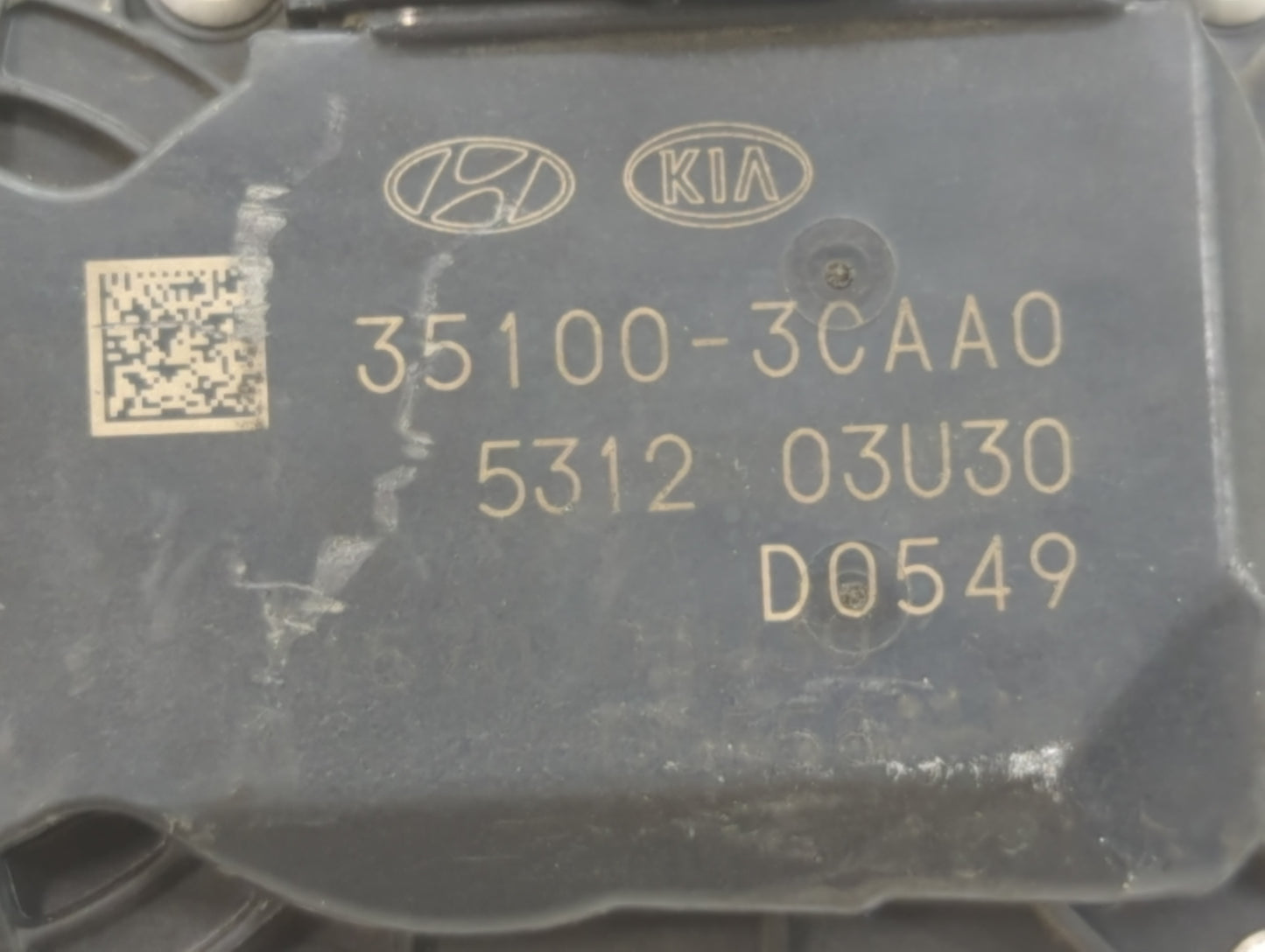 2014-2016 Kia Cadenza Throttle Body P/N:35100-3CAA0 Fits Fits 2012 2013 2014 2015 2016 2017 2018 OEM Used Auto Parts - Oemus