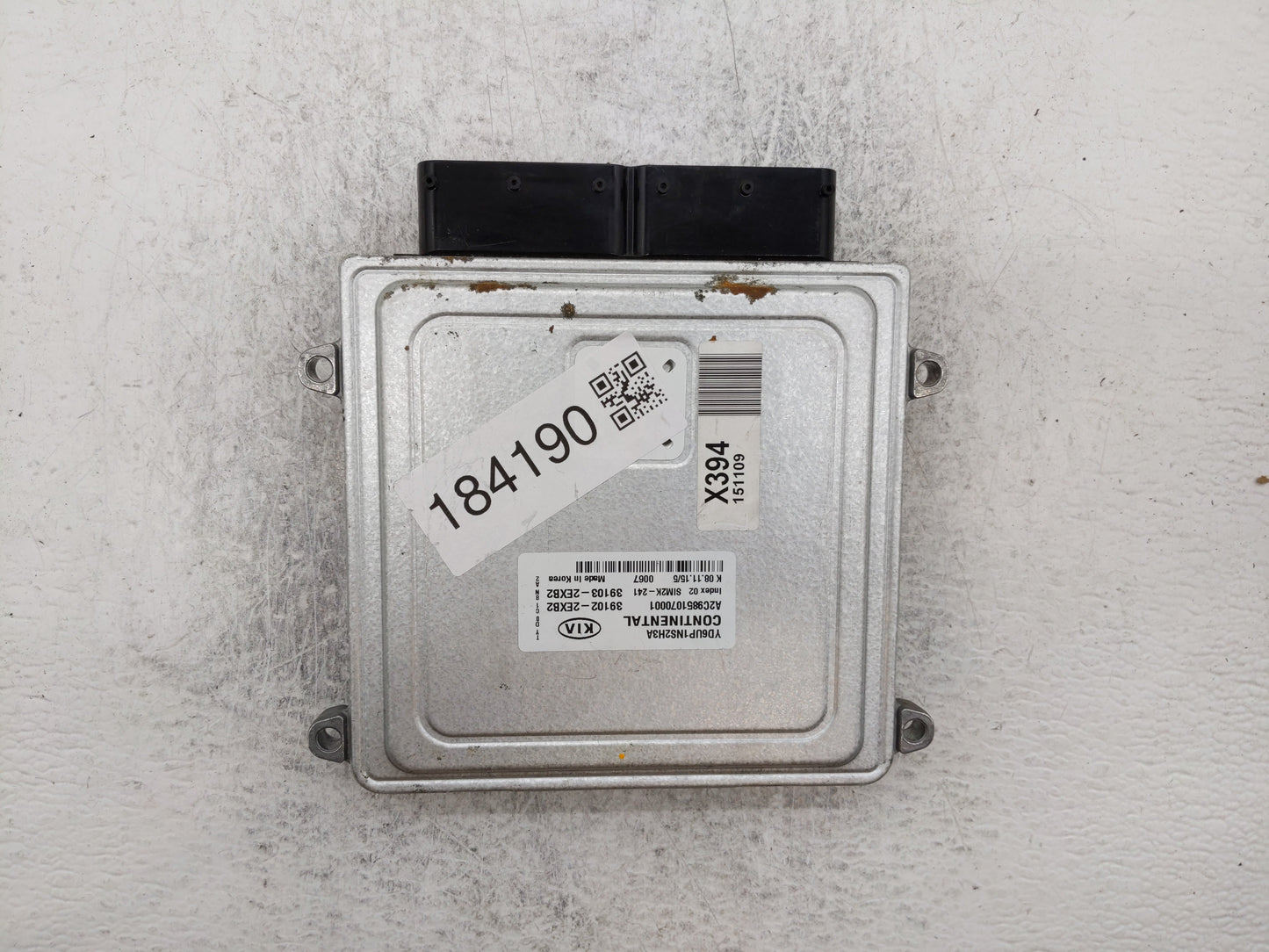 2016 Kia Forte PCM Engine Control Computer ECU ECM PCU OEM P/N:39103-2EXB2 39102-2EXB2, 39106-2EXB2, 39107-2EXB2 Fits OEM Us