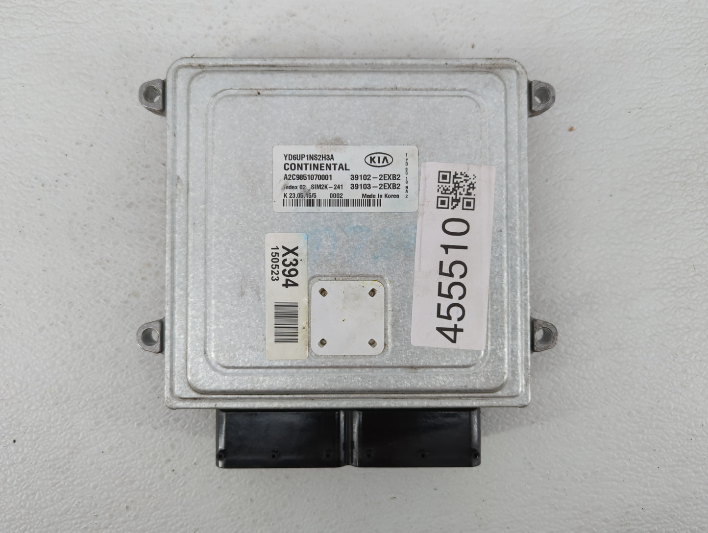 2016 Kia Forte PCM Engine Control Computer ECU ECM PCU OEM P/N:39103-2EXB2 39102-2EXB2, 39106-2EXB2, 39107-2EXB2 Fits OEM Us