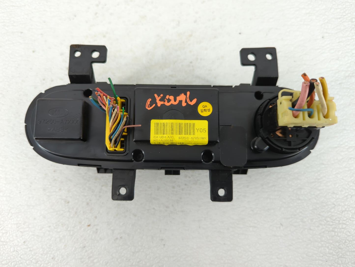 2014-2016 Kia Forte Climate Control Module Temperature AC/Heater Replacement P/N:97250-A7050 97250-B0AA0 Fits Fits 2014 2015