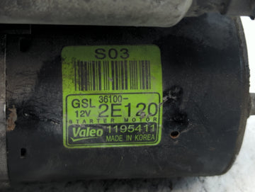 2014-2016 Kia Forte Car Starter Motor Solenoid OEM P/N:36100-2E120 Fits Fits 2012 2013 2014 2015 2016 OEM Used Auto Parts