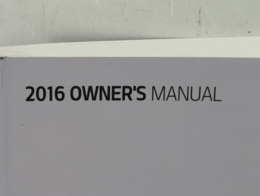 2016 Kia Optima Owners Manual Book Guide P/N:GDG5-EU5OA OEM Used Auto Parts