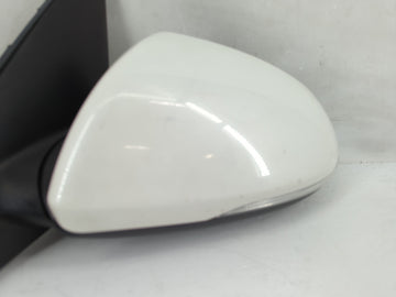 2016-2019 Kia Optima Driver Left Side View Manual Door Mirror White