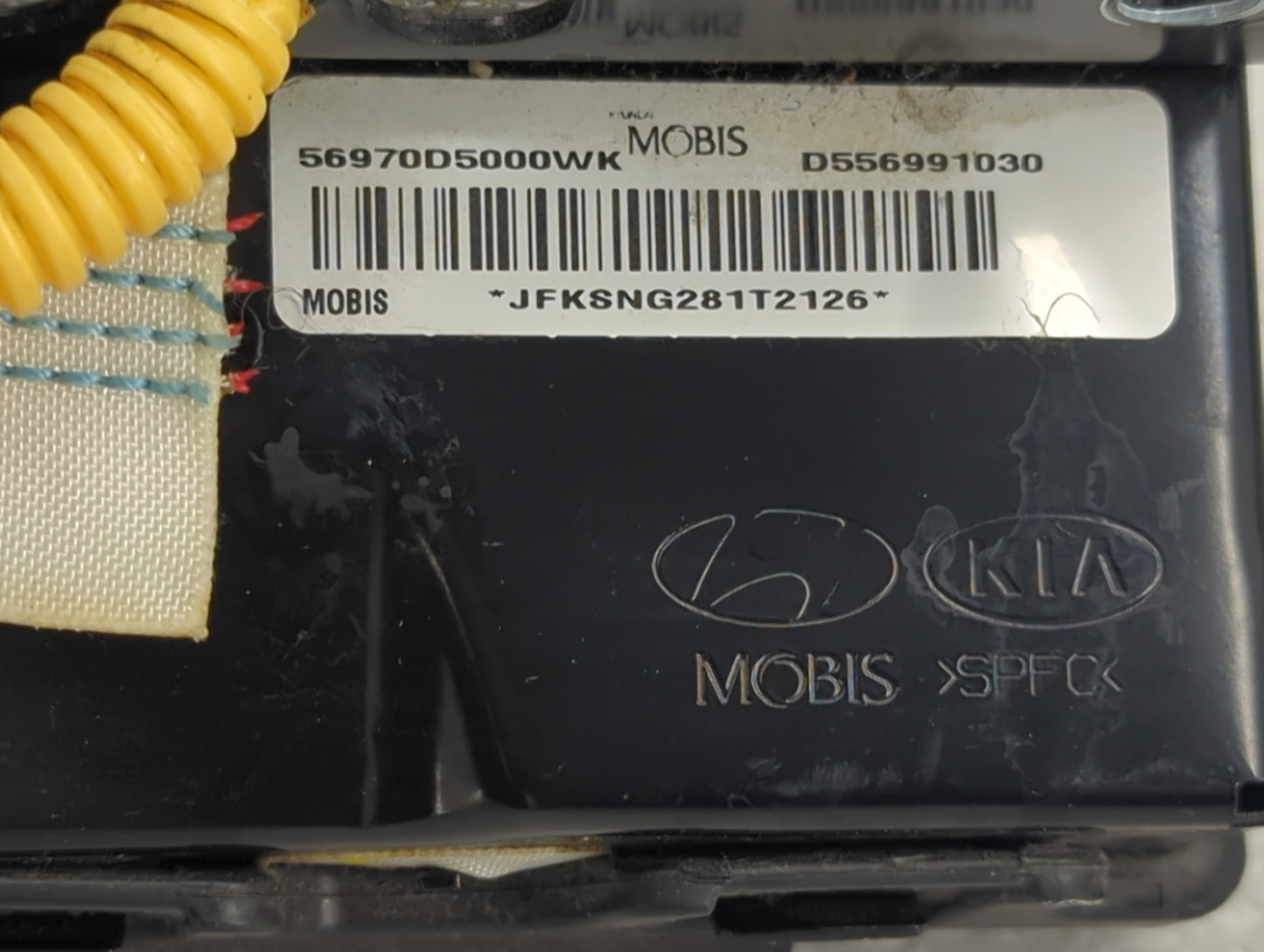 2016 Kia Optima Air Bag Driver Left Knee OEM P/N:56970D5000WK D556991030 Fits OEM Used Auto Parts - Oemusedautoparts1.com