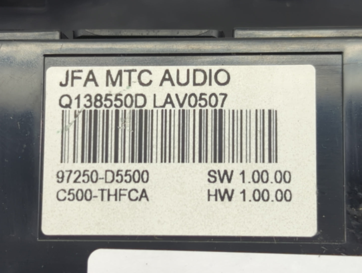 2016-2018 Kia Optima Climate Control Module Temperature AC/Heater Replacement P/N:97250-D5500 Q138550D Fits Fits 2016 2017 2