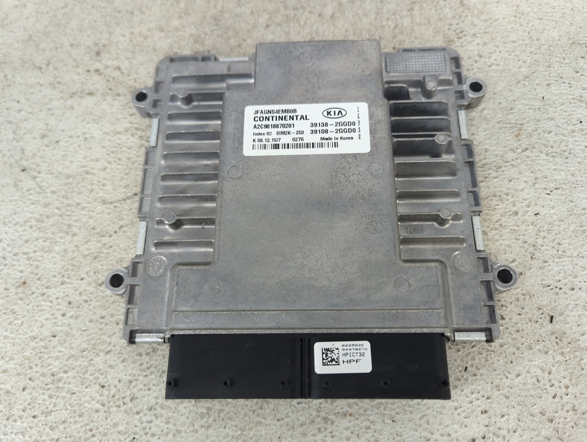 2016-2018 Kia Optima PCM Engine Control Computer ECU ECM PCU OEM P/N:39138-2GGD0 39108-2GGD0 Fits Fits 2016 2017 2018 OEM Us