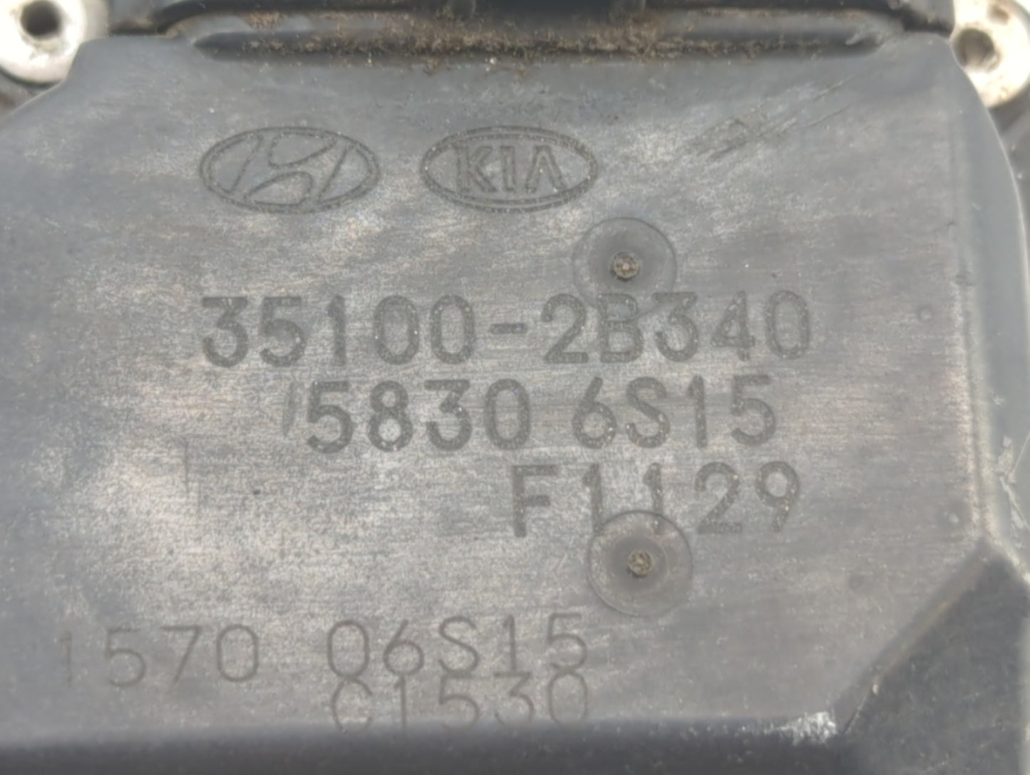 2016-2019 Kia Optima Throttle Body P/N:35100-2B340 Fits Fits 2015 2016 2017 2018 2019 OEM Used Auto Parts - Oemusedautoparts