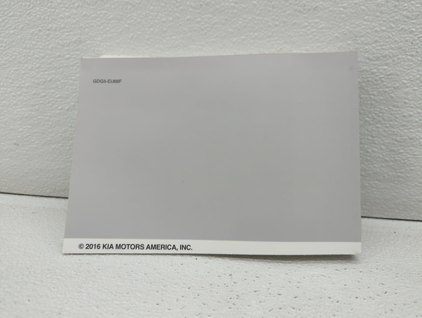 2016 Kia Optima Owners Manual Book Guide OEM Used Auto Parts - Oemusedautoparts1.com