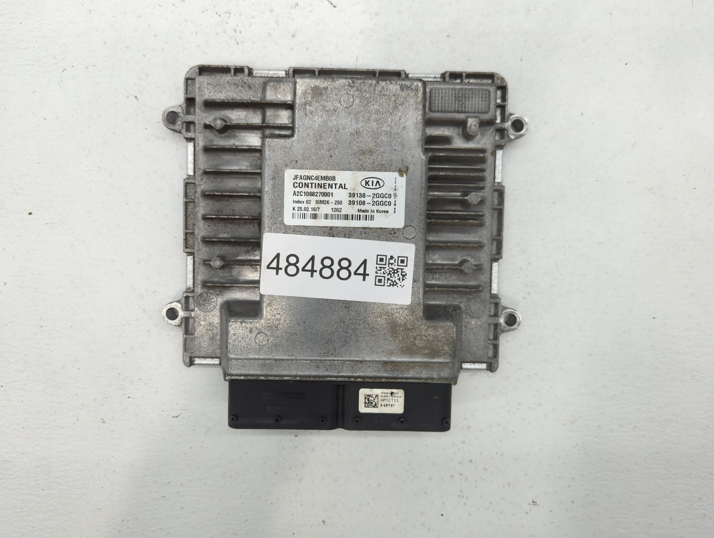 2016-2018 Kia Optima PCM Engine Control Computer ECU ECM PCU OEM P/N:39138-2GGC0 39108-2GGC0, 39108-2GGD2 Fits Fits 2016 201