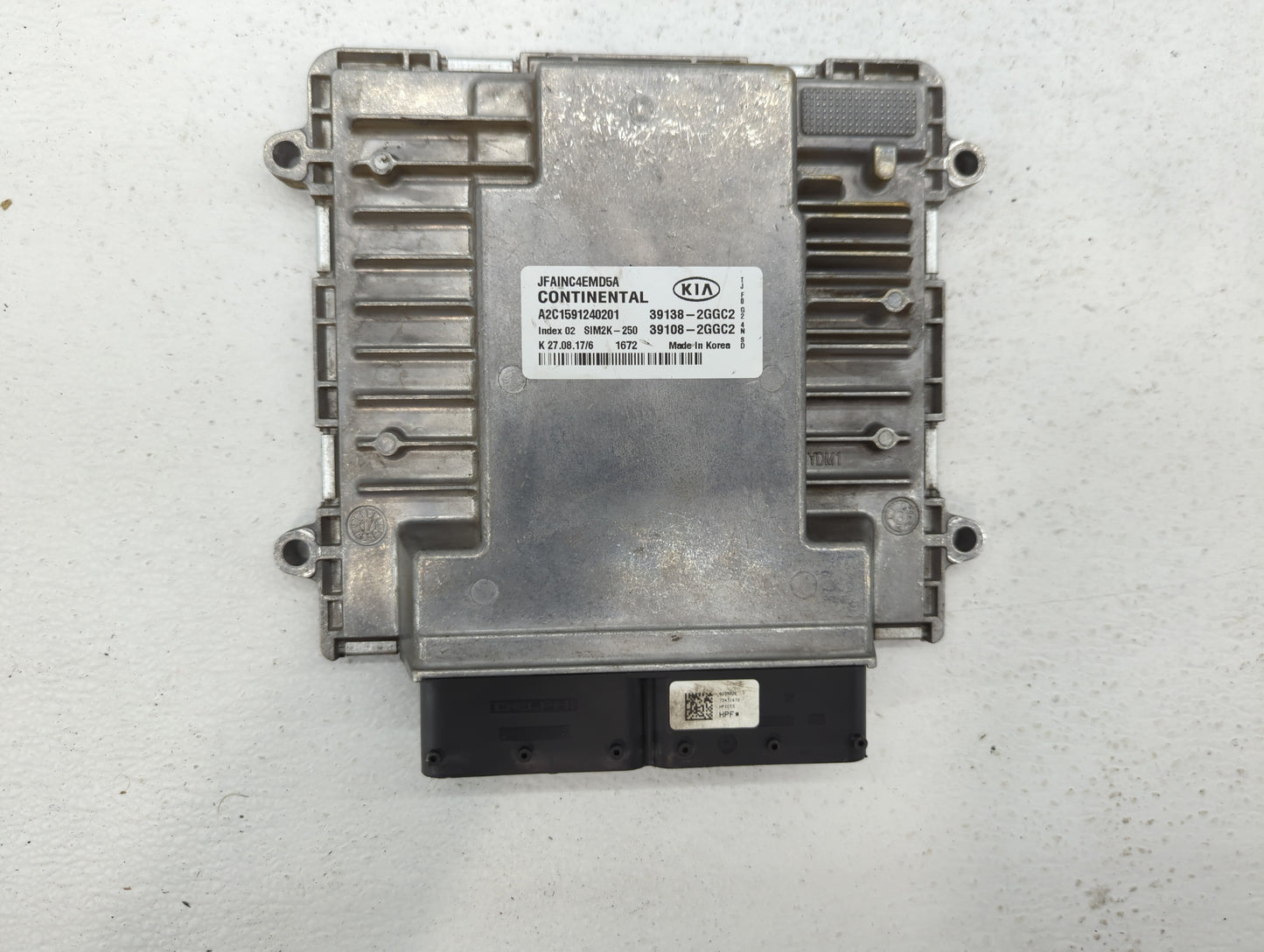 2016-2018 Kia Optima PCM Engine Control Computer ECU ECM PCU OEM P/N:39108-2GGC2 39138-2GGC2, 39138-2GGC0 Fits Fits 2016 201