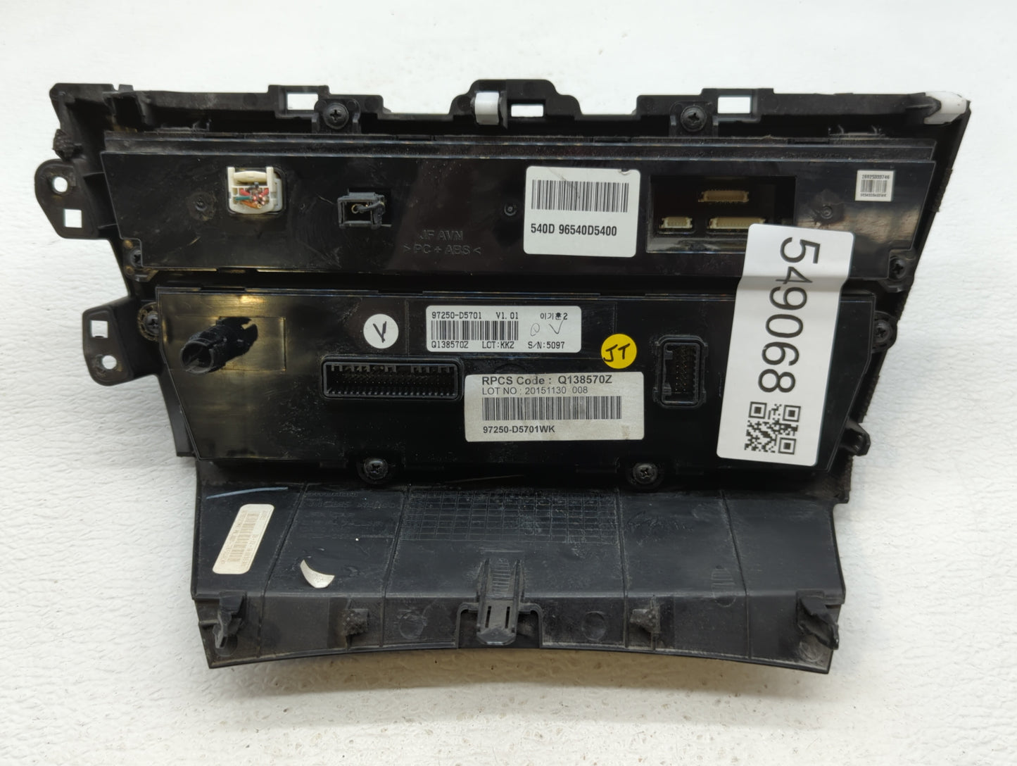 2016-2019 Kia Optima Radio Control Panel - Oemusedautoparts1.com