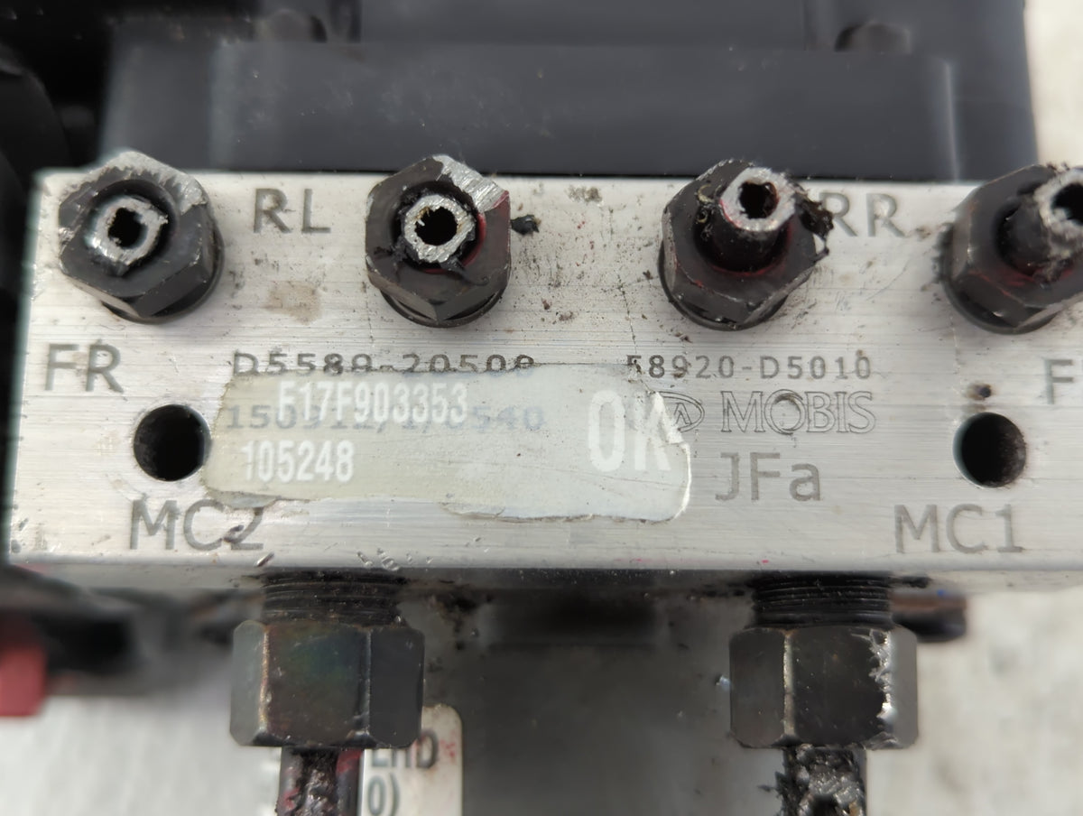 2016-2018 Kia Optima Anti-Lock Brake ABS Pump Module Actuator OEM P/N:58920-D5010 D5589 20500 Fits Fits 2016 2017 2018 OEM U