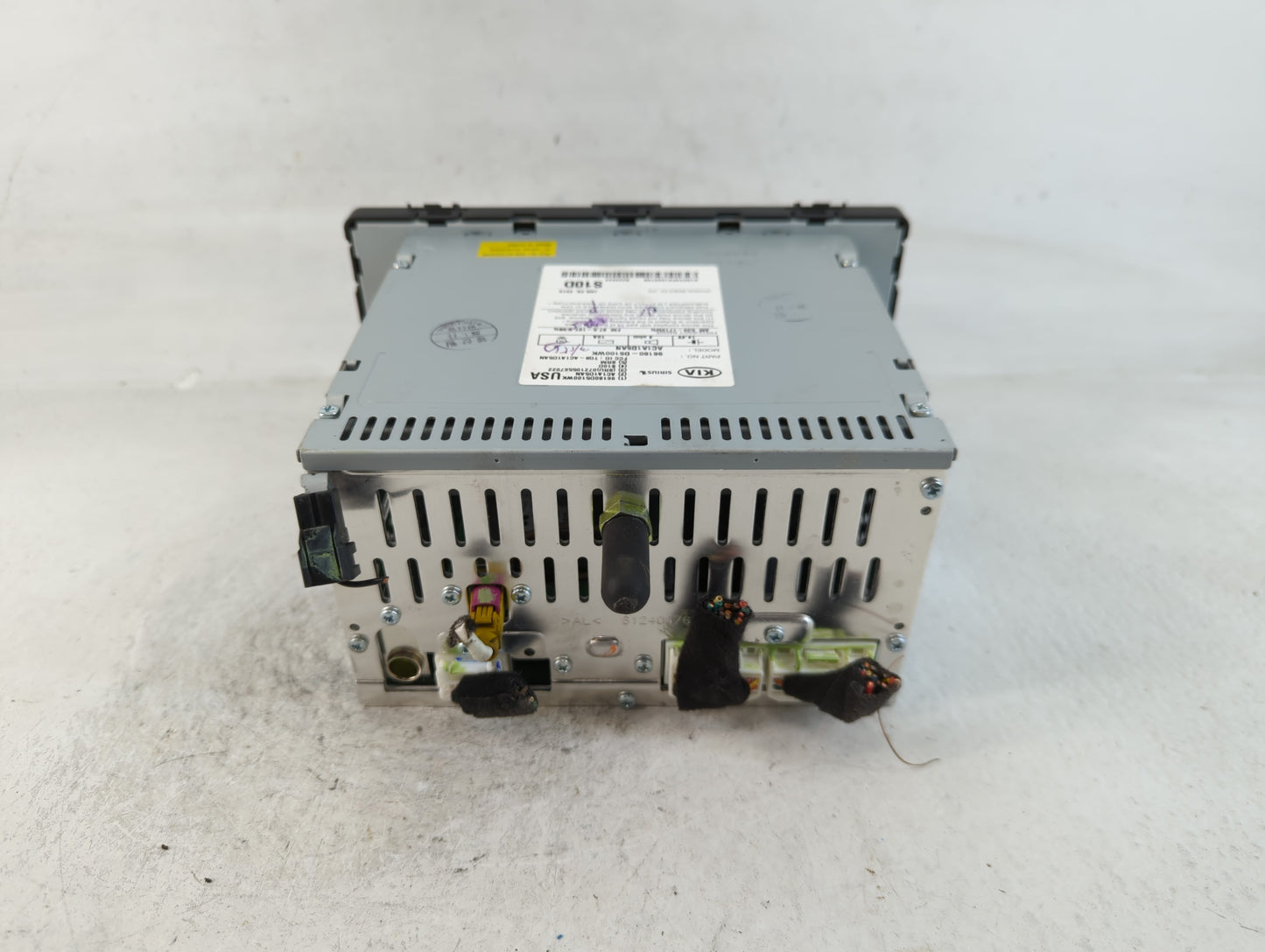 2016-2019 Kia Optima Radio AM FM Cd Player Receiver Replacement P/N:96180D5100WK Fits Fits 2016 2017 2018 2019 OEM Used Auto