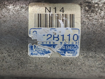 2015-2017 Kia Rio Car Starter Motor Solenoid OEM P/N:36100-2B110 Fits Fits 2014 2015 2016 2017 2018 2019 OEM Used Auto Parts