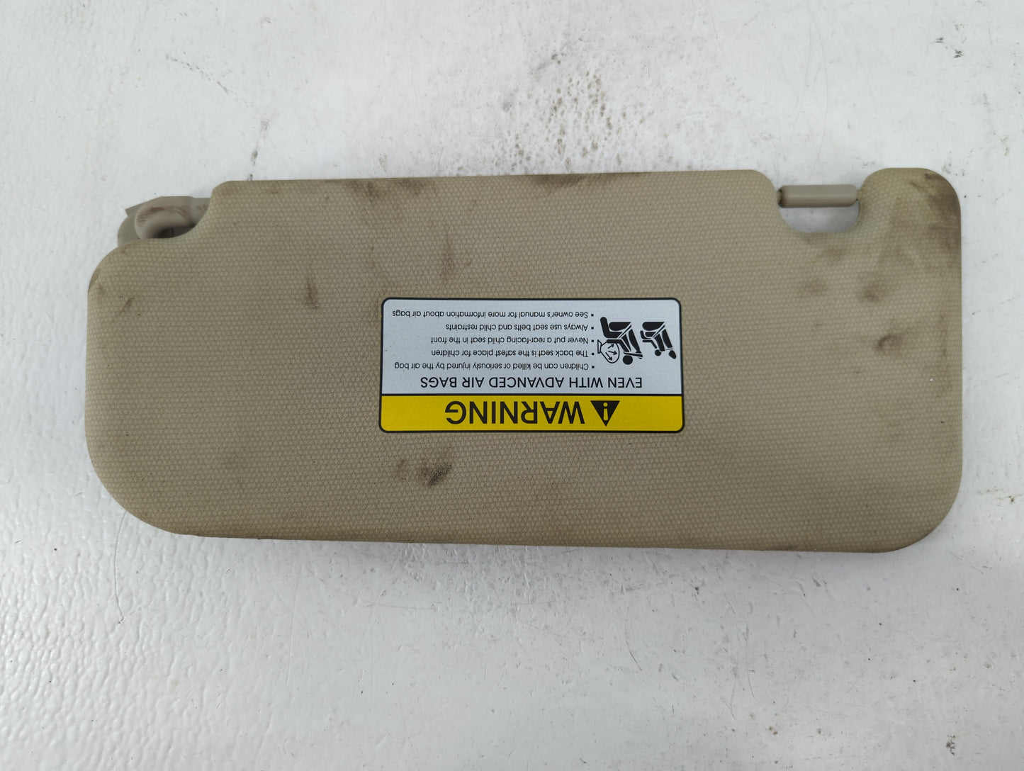 2012-2017 Kia Rio Sun Visor Shade Replacement Passenger Right Mirror Fits Fits 2012 2013 2014 2015 2016 2017 OEM Used Auto P