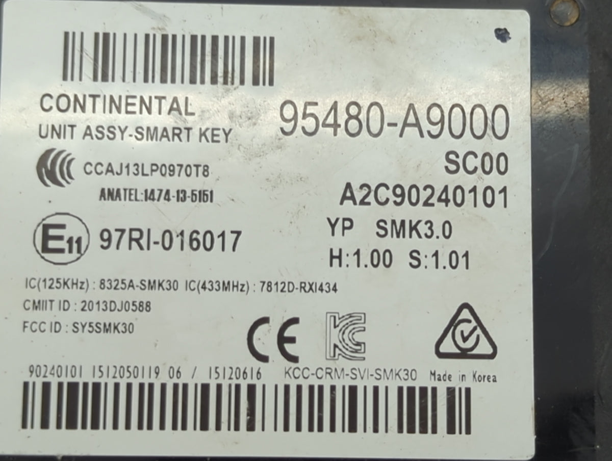 2016 Kia Sedona Theft-locking Control Module - Oemusedautoparts1.com