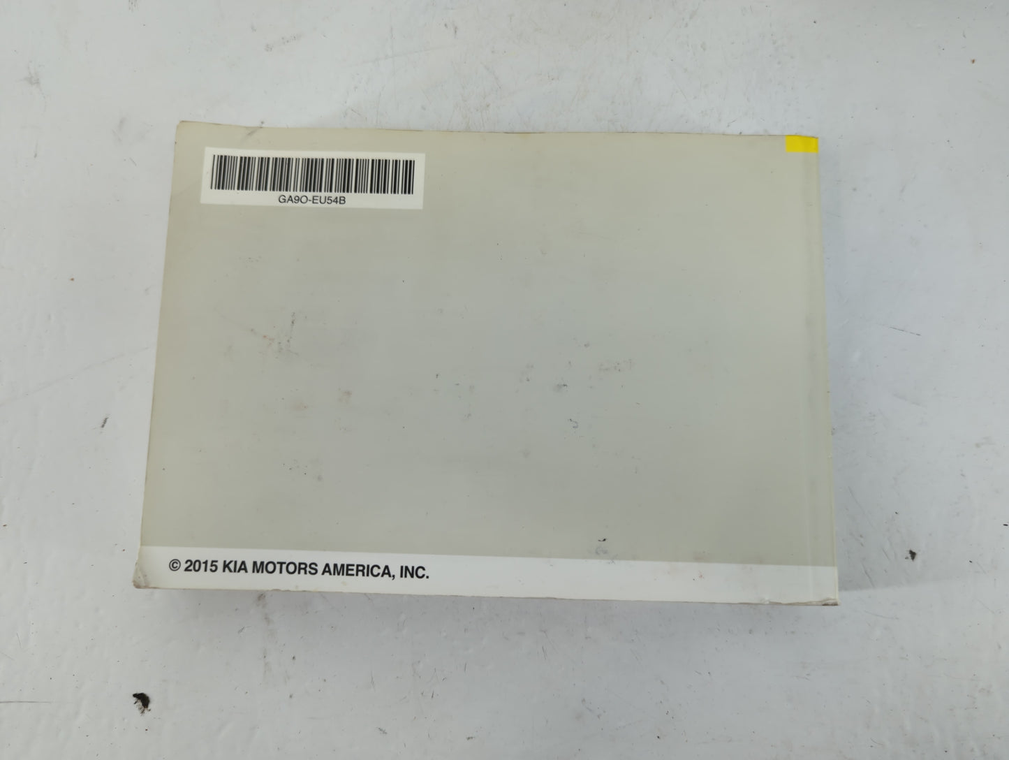 2016 Kia Sedona Owners Manual Book Guide P/N:GA9O-EU54B OEM Used Auto Parts - Oemusedautoparts1.com