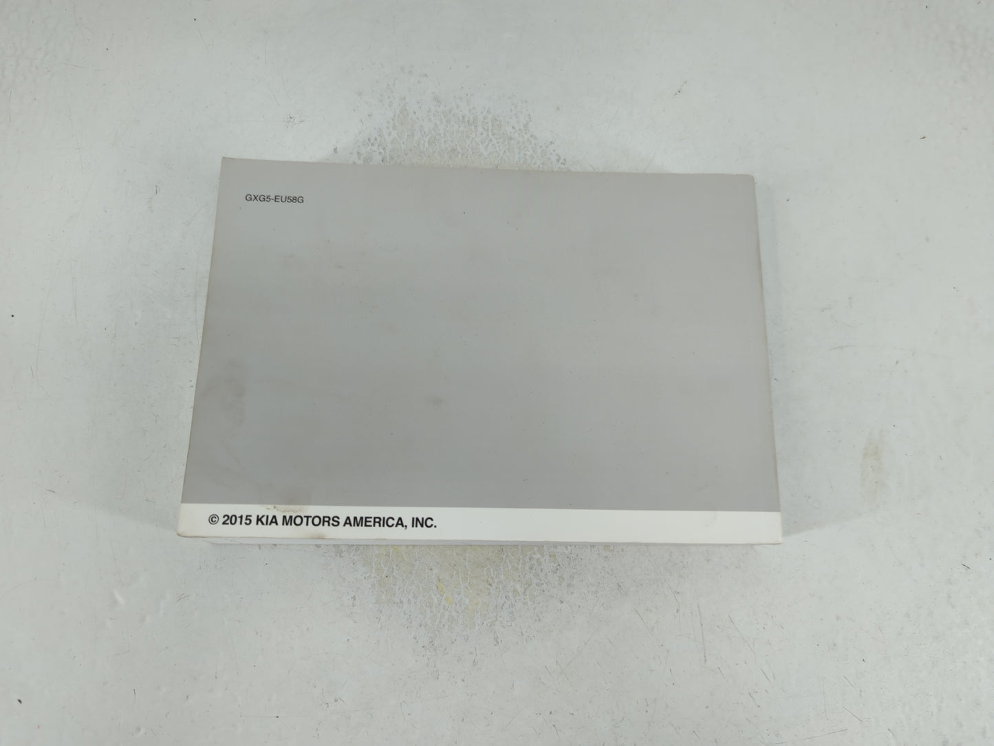 2016 Kia Sorento Owners Manual Book Guide P/N:GXG5-EU58G OEM Used Auto Parts - Oemusedautoparts1.com