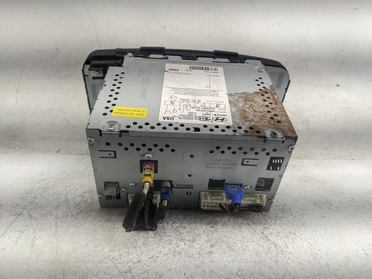 2016 Kia Sorento Radio AM FM Cd Player Receiver Replacement P/N:96560-C6001WK 96560C6001WK, AV230C6AN Fits OEM Used Auto Par