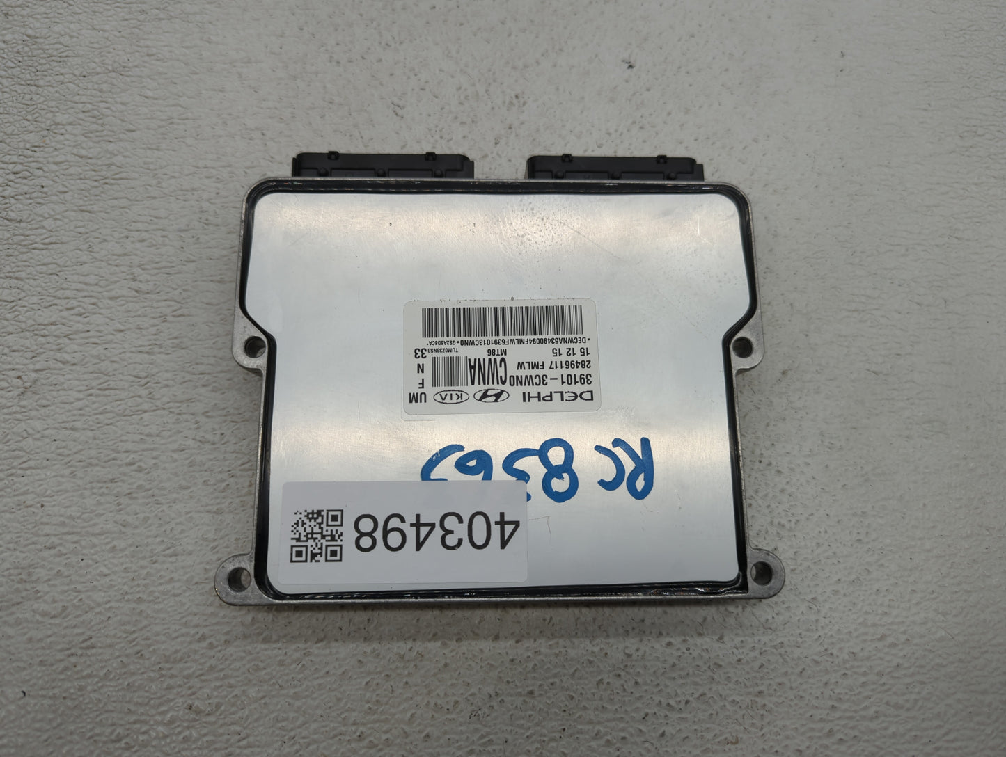 2016-2017 Kia Sorento PCM Engine Control Computer ECU ECM PCU OEM P/N:39101-3CWN0 39111-3CWN0, 39111-3CWN1 Fits Fits 2016 20