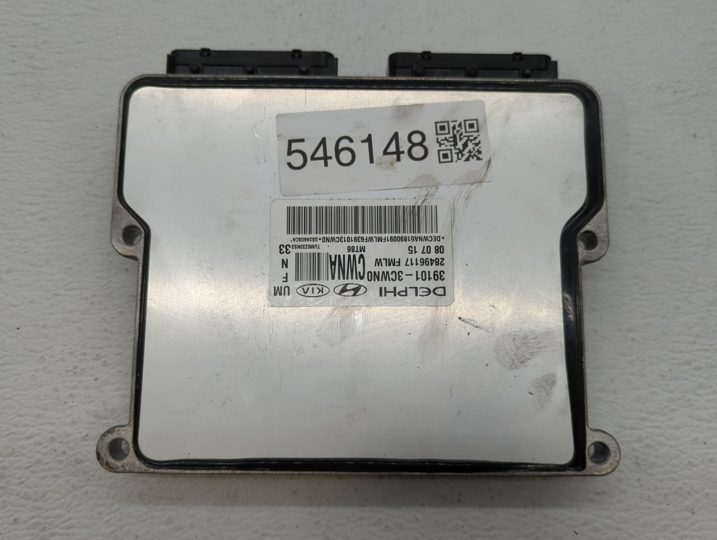 2016-2018 Kia Sorento PCM Engine Control Computer ECU ECM PCU OEM P/N:39101-3CWN0 Fits Fits 2016 2017 2018 OEM Used Auto Par