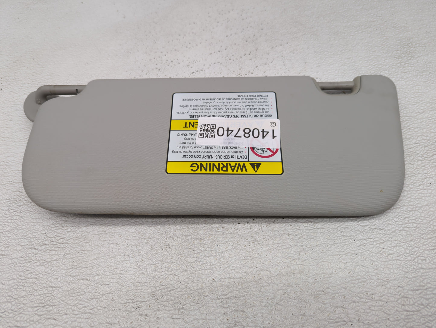 2014-2019 Kia Soul Sun Visor Shade Replacement Passenger Right Mirror Fits Fits 2014 2015 2016 2017 2018 2019 OEM Used Auto