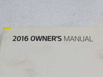 2016 Kia Soul Owners Manual Book Guide P/N:GB2O-EU61G OEM Used Auto Parts