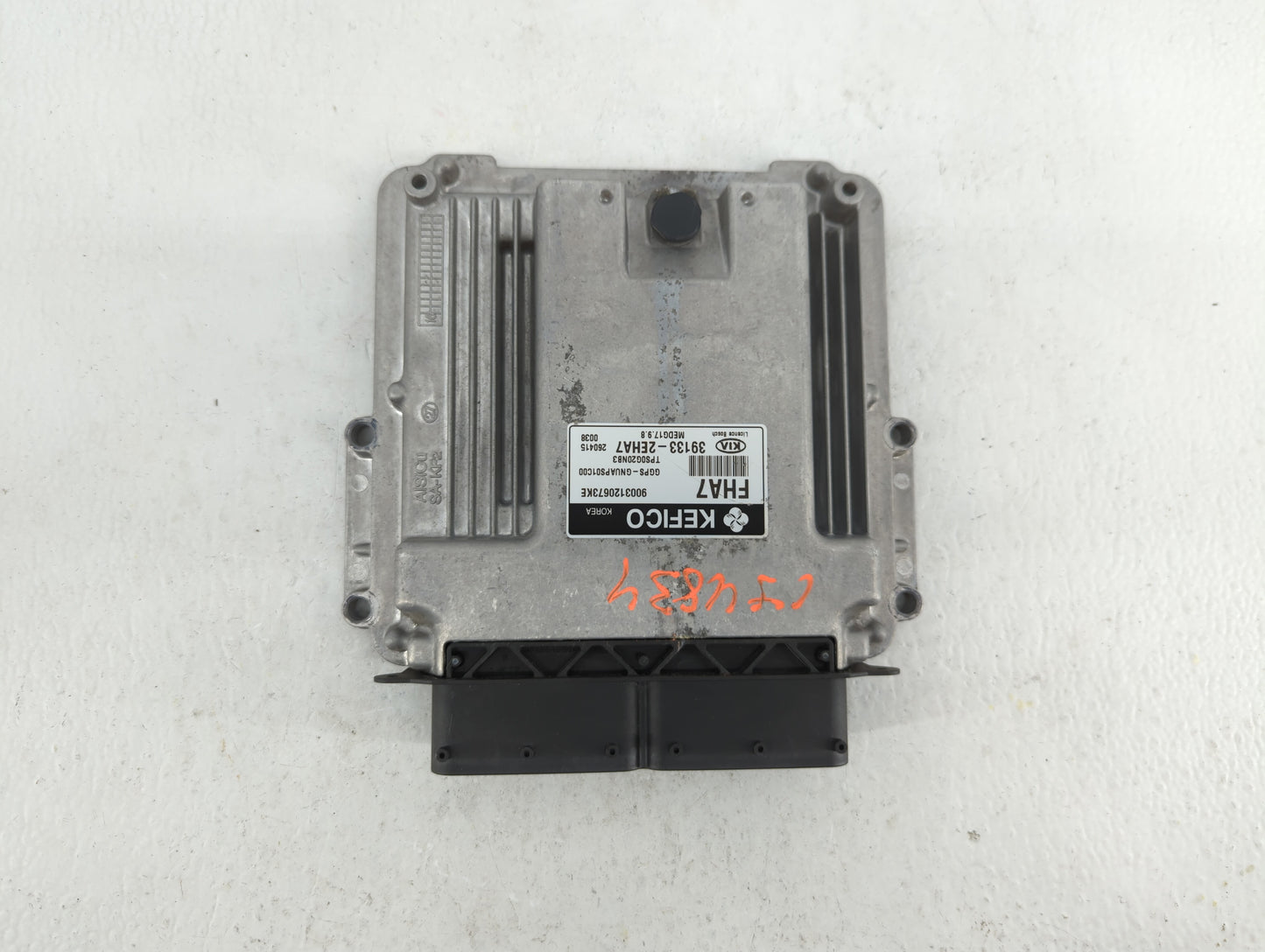 2016 Kia Soul PCM Engine Control Computer ECU ECM PCU OEM P/N:39133-2EHA7 Fits OEM Used Auto Parts - Oemusedautoparts1.com